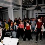 Frankie leading a Shim Sham at our dance to kick of the first Diamond Dance 2003