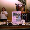 Members of Team Rafiki work the tables of African crafts and jewelry.  They raised over $1000 - thanks to your generosity.